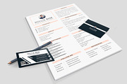 Resume Template and Cover Letter, a Resume Template by designvillage (Thumbnail 2 of 13)