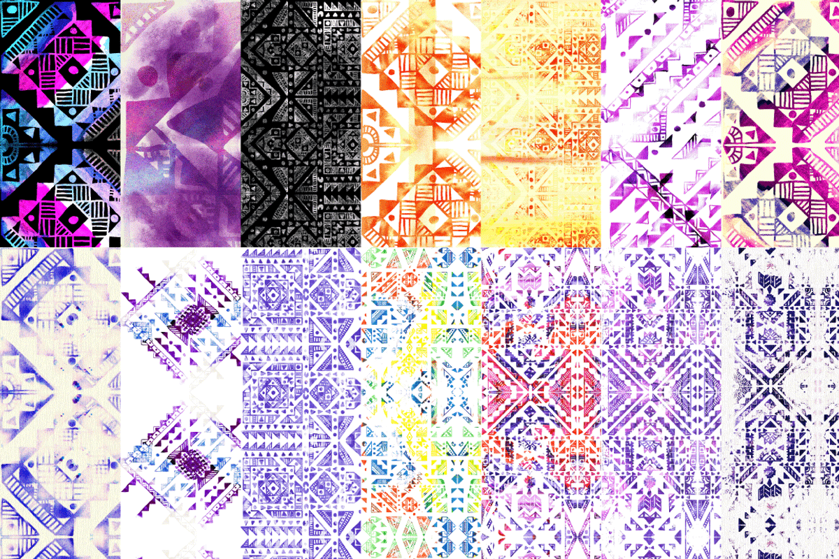 Tribal patterns, a Pattern Graphic by Art Sproot (Photo 4 of 4)