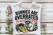 Funny Raccoon Stay Feral Easter PNG, an Illustration by CraftArtStudio (Thumbnail 3 of 4)