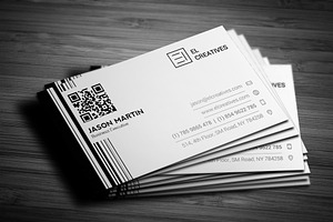 Creative Bar Code Business Card