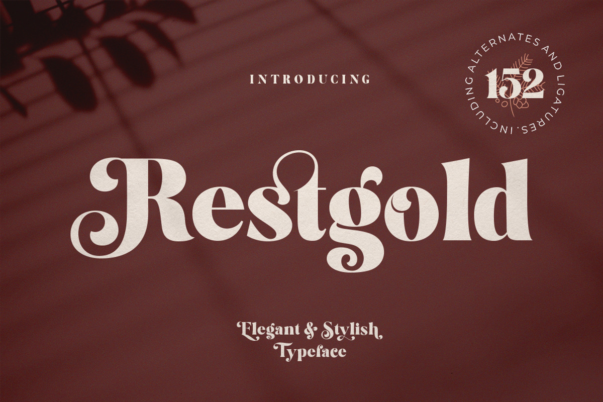 Restgold Modern Serif, a Serif Font by Mulkan Nazir (Photo 1 of 16)