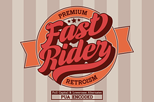 Fast Rider - Retro Style