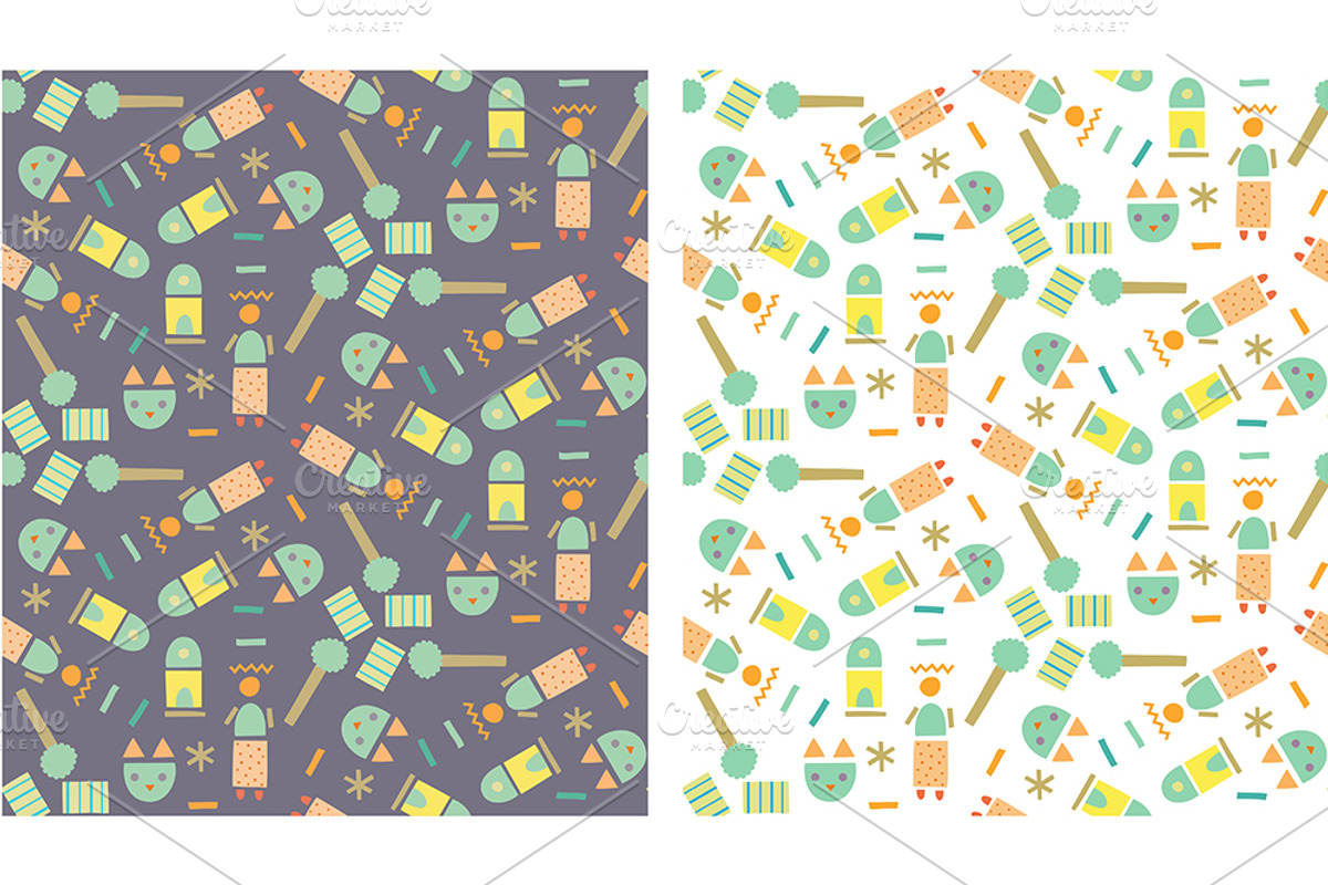 19 fun geometric patterns, a Pattern Graphic by Lera Efremova