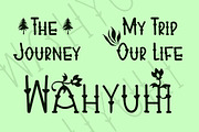Wahyuhi - Tropical Script Font, a Script Font by Naistudio (Thumbnail 2 of 7)