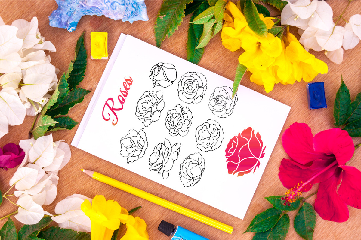 50% Off! 200+ Flower Logos Bundle, a Branding & Logo Template by Daria Volyanskaya (Photo 4 of 6)
