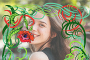 Art Nouveau elements, frames Png, a Decorative Illustration by Anada Arty (Thumbnail 8 of 13)