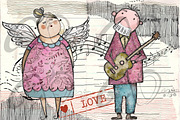 Sweet Spirits: Whimsical Angels, a Person Illustration by NiiiNArt (Thumbnail 4 of 7)