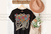 Skeleton & Flowers Graphics Bundle, a Graphic by Pet Cave (Thumbnail 3 of 9)
