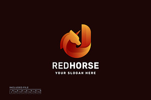 Horse Gradient Colorful Vector Logo, a Branding & Logo Template by yuanesei