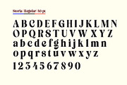 Storia Lettering, a Serif Font by Gatype (Thumbnail 7 of 10)