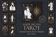 Tarot Major Arcana & Aces Vector Art, a Decorative Illustration by Croisy (Thumbnail 1 of 8)
