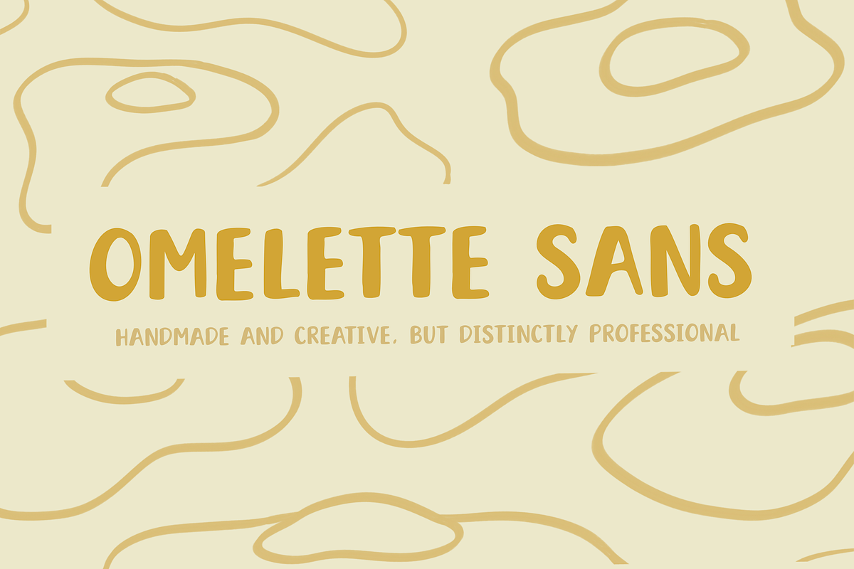 Omelette Sans, a Handwritten Font by JillianDeGrieIllustration (Photo 1 of 4)
