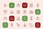 Christmas Icons Art Set, an Outline Icon by Prosymbols (Thumbnail 7 of 7)