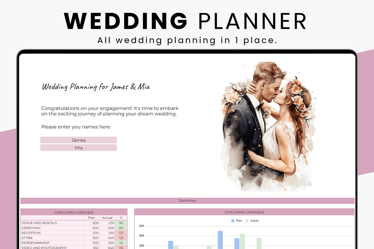 Wedding Planner Editable Toolkit, a Templates & Theme by MondaySpark (Photo 1 of 7)