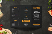 Trifold Fast Food Menu Template, a Brochure Template by Shyeno (Thumbnail 3 of 3)