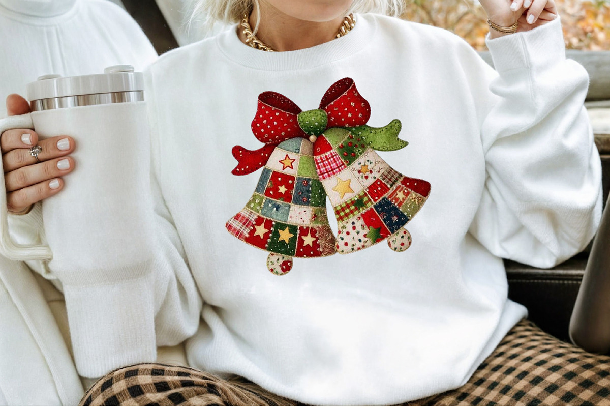Patchwork Christmas Clipart PNG Bund, an Illustration by Sublimation Artist (Photo 4 of 6)