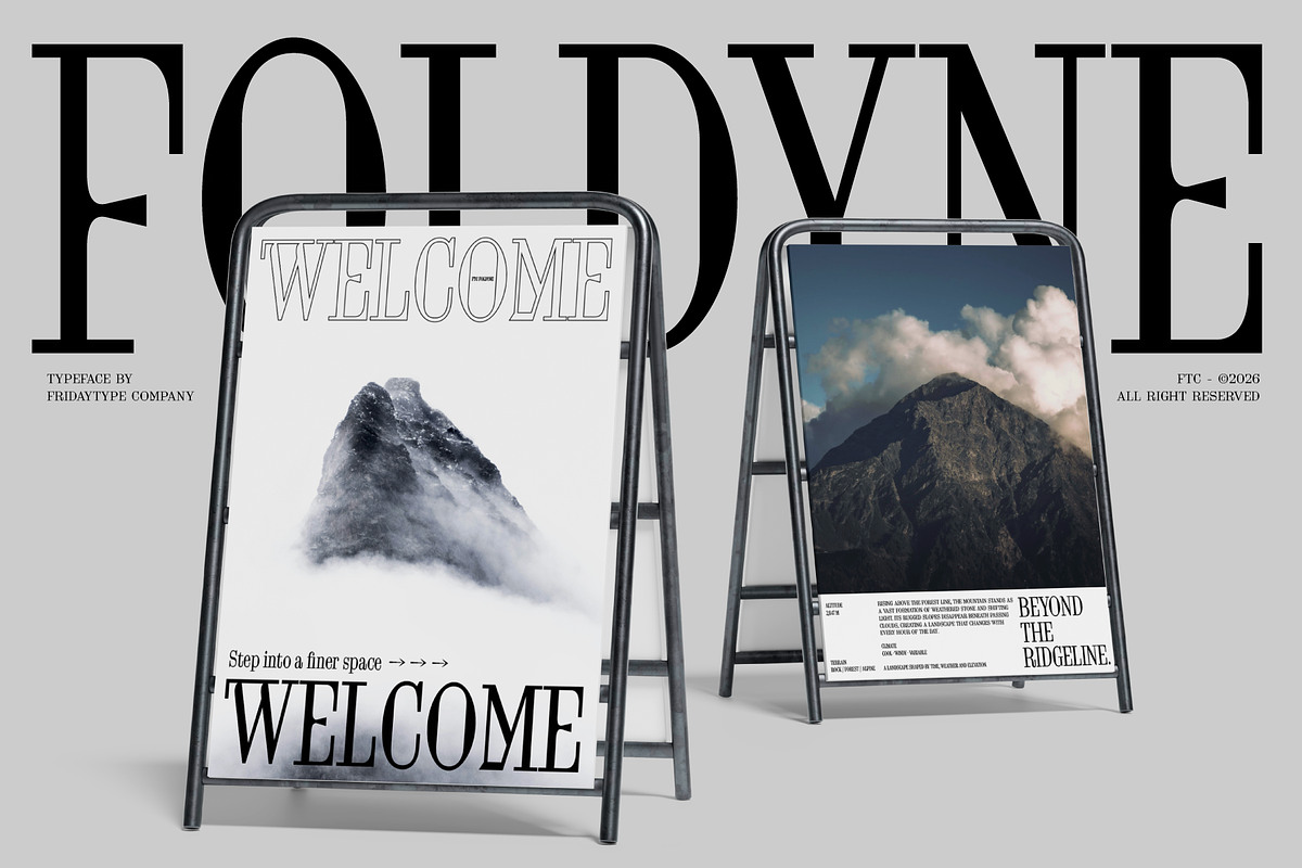 FTC Foldyne, a Serif Font by Fridaytype (Photo 6 of 12)