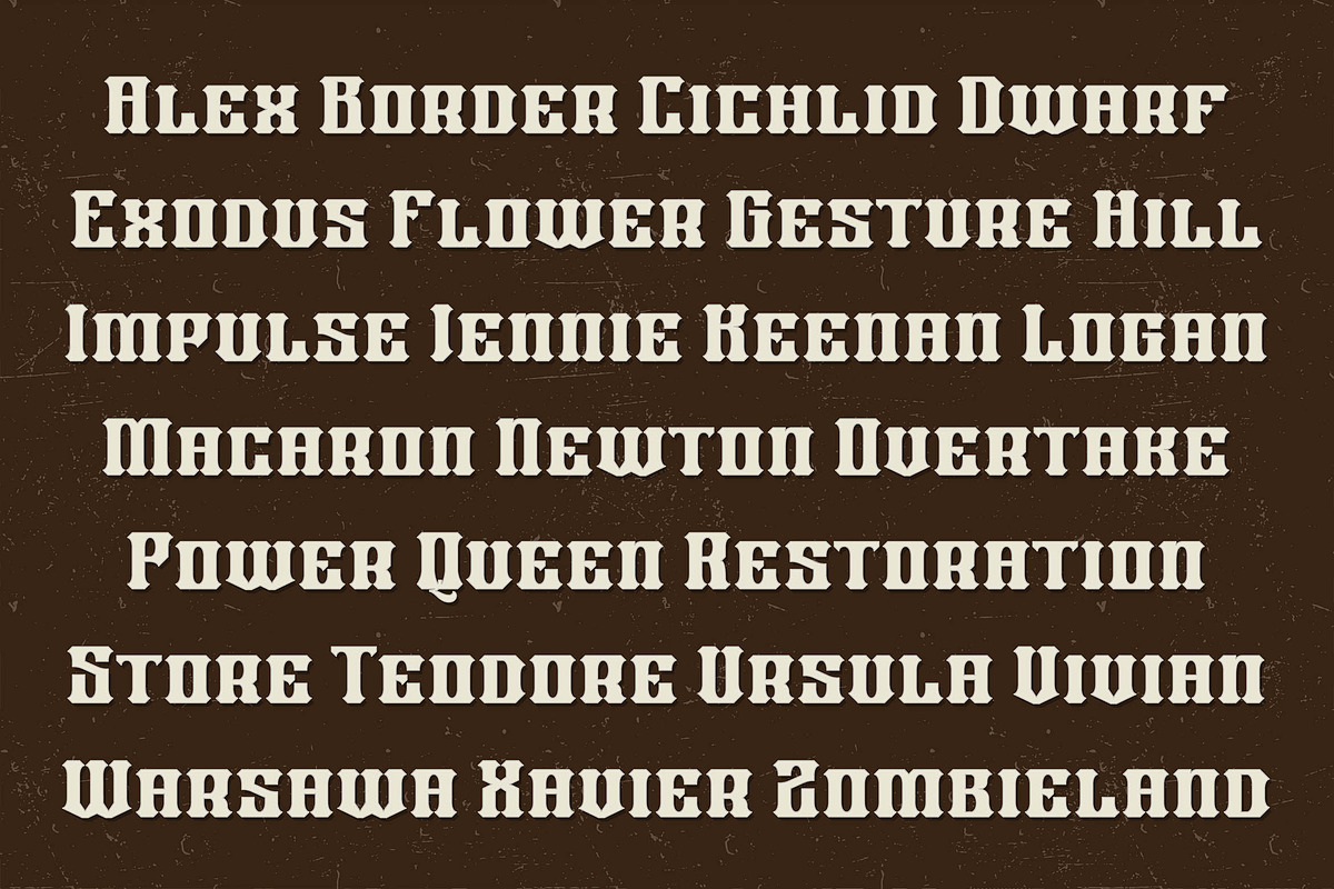 Carson Beer an Old Fashioned Font, a Script Font by Blankids Studio (Photo 4 of 11)