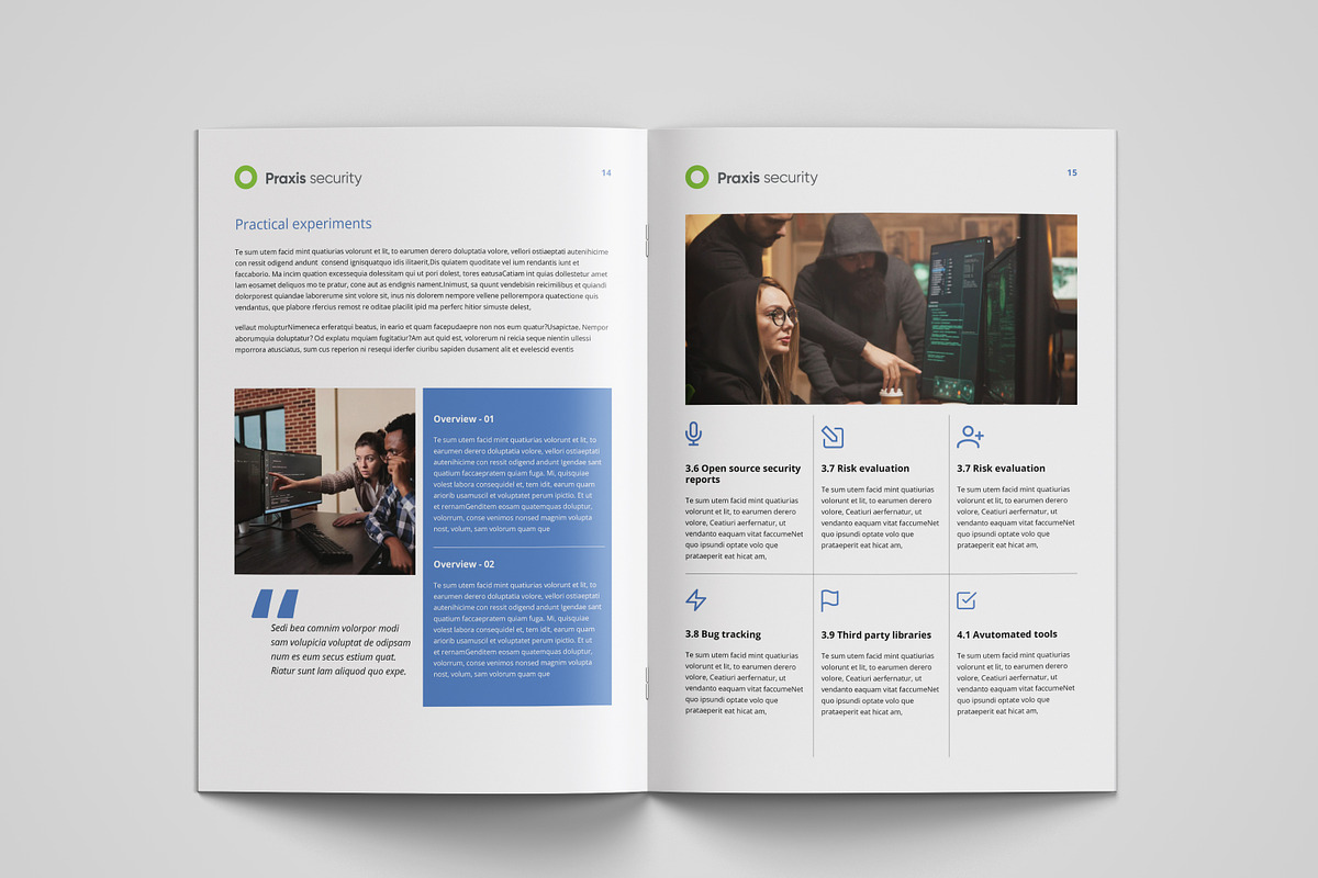 White Paper Template, a Brochure Template by azadcsstune (Photo 7 of 13)