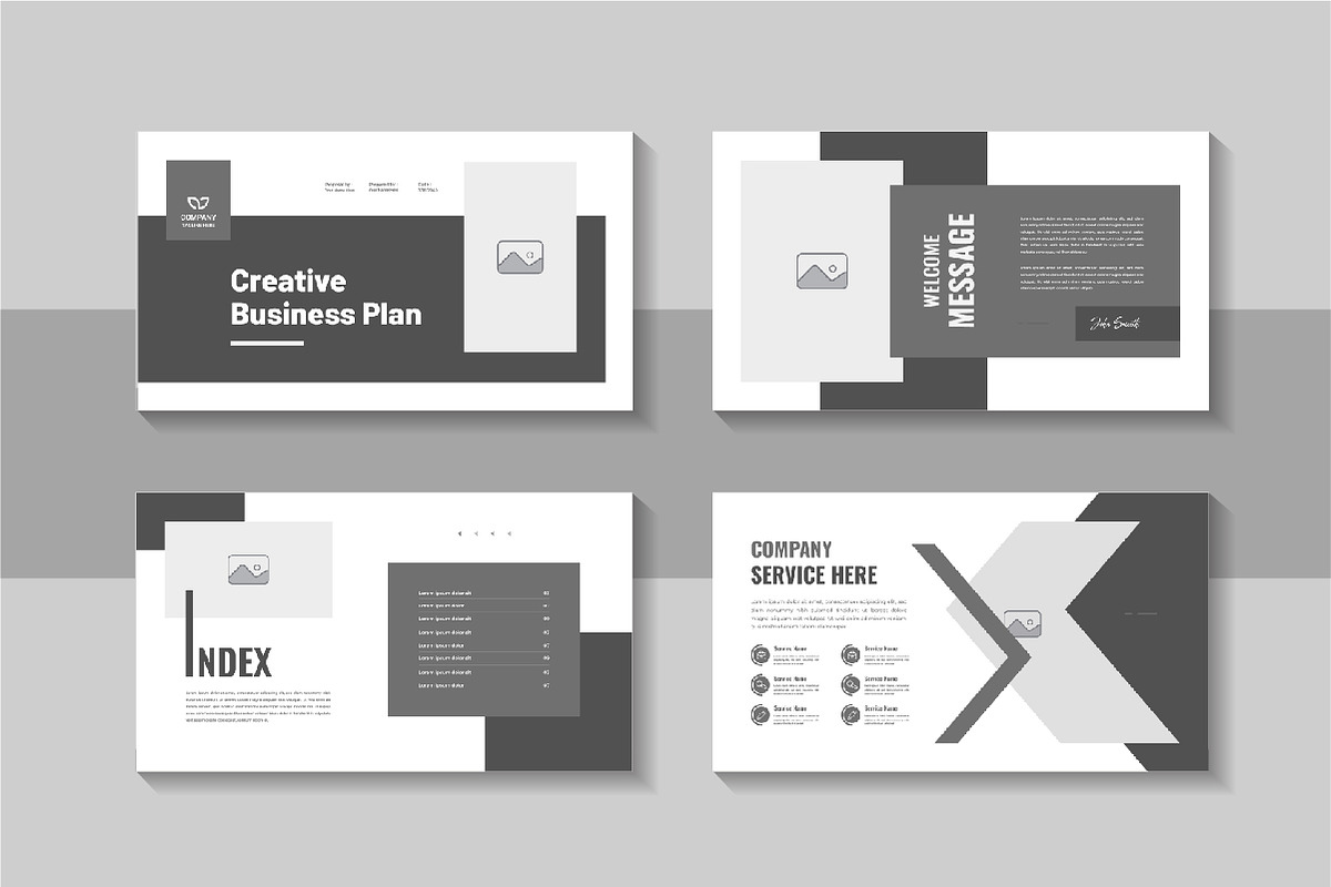 Smart Business Plan Slide Template, a Presentation Template by Pavel_design (Photo 2 of 4)