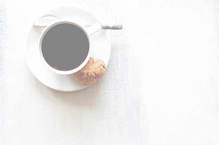 Coffee and cookies stock photo containing coffee and breakfast