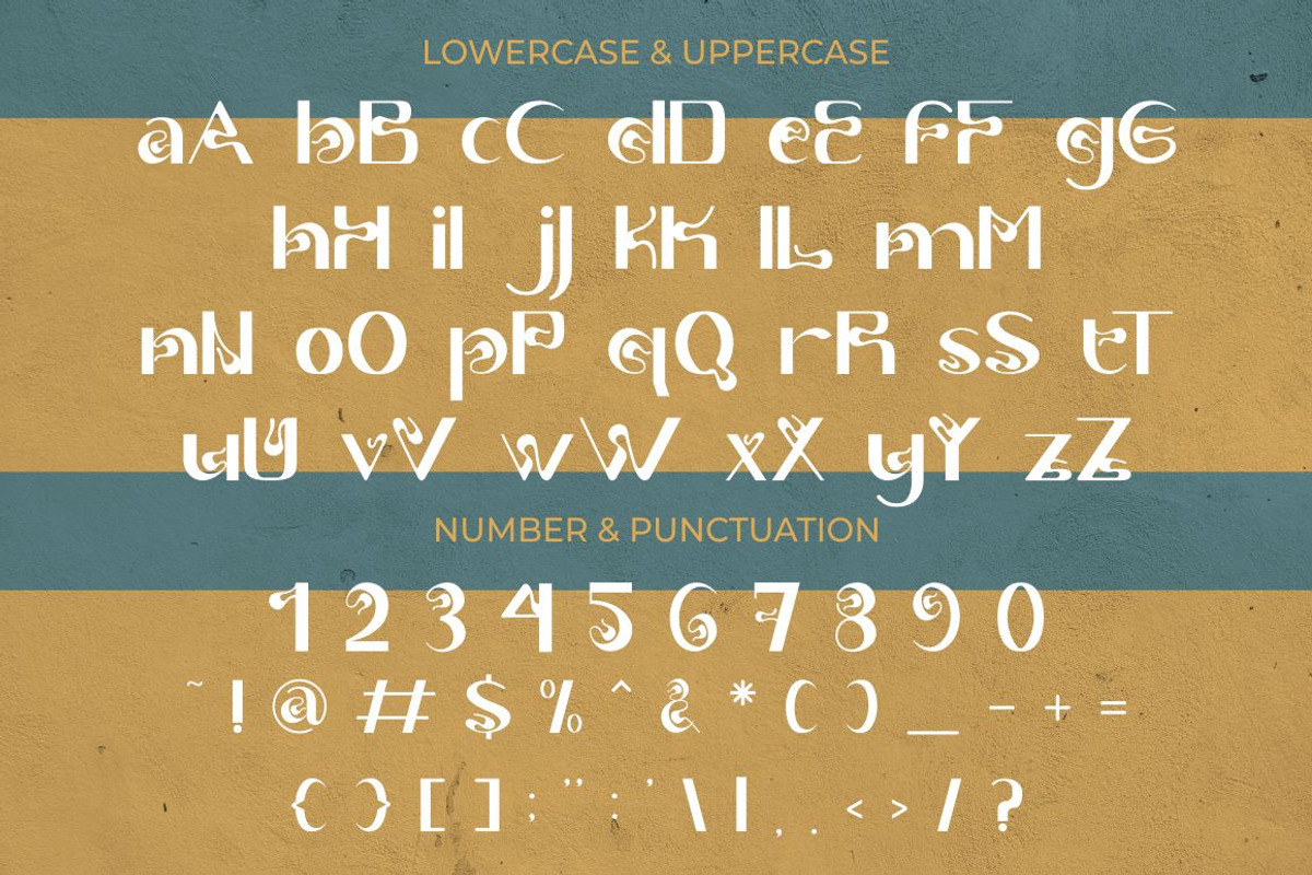 Midocean - Decorative Sans Font, a Sans Serif Font by PutraCetol Studio (Photo 11 of 11)