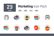Marketing | Outline Icons ~ Creative Market