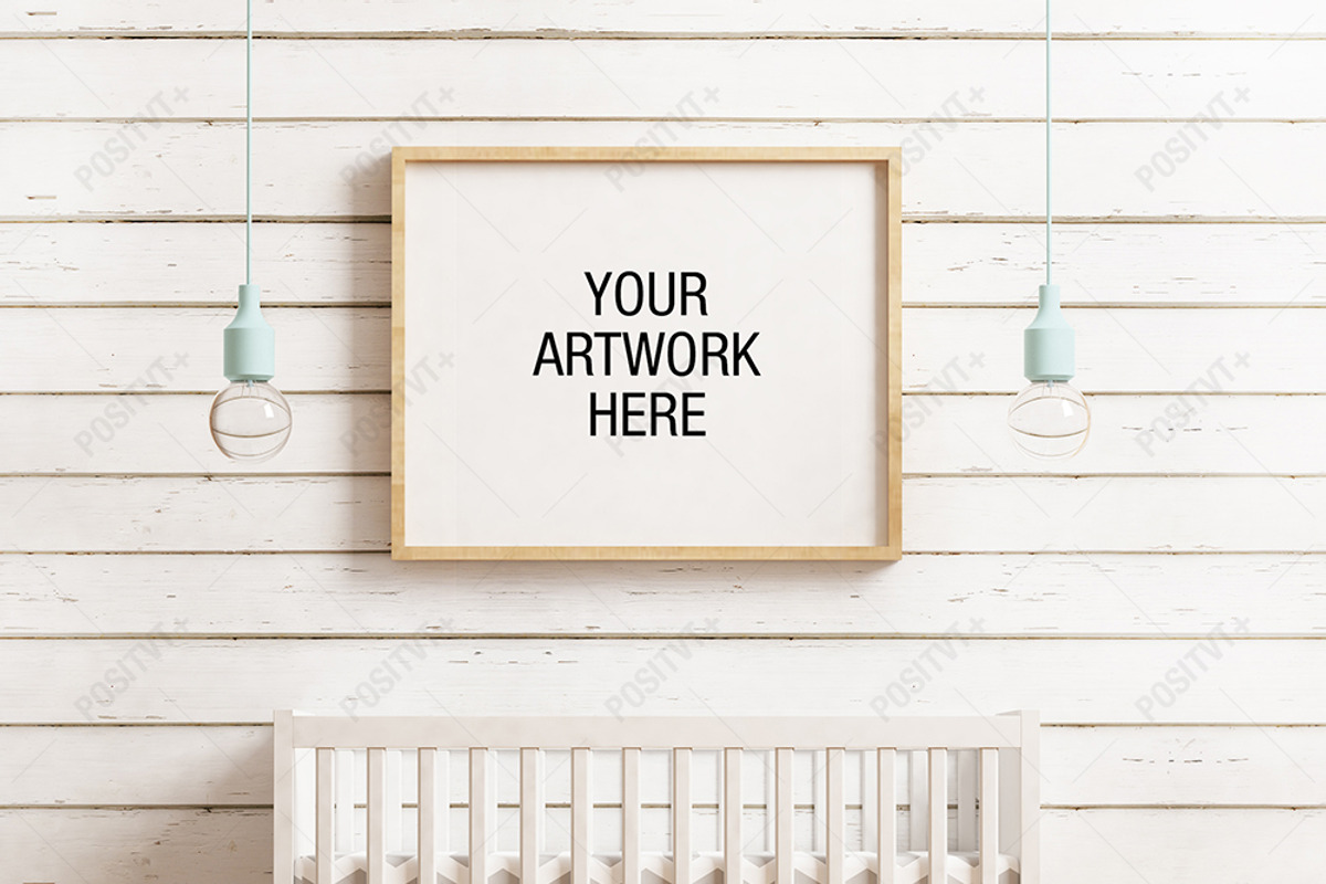 Frame Mockup Nursery Theme, a Print Template by positvtplus (Photo 2 of 2)