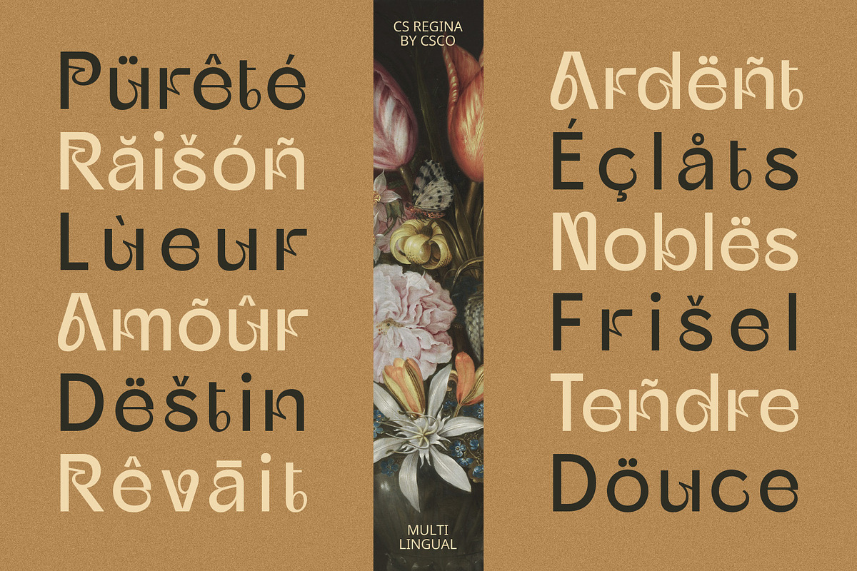 CS Regina – Art Nouveau Font, a Sans Serif Font by Craft Supply Co. (Photo 8 of 8)