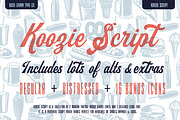 Koozie Script, a Script Font by GoodGravyType (Thumbnail 4 of 6)