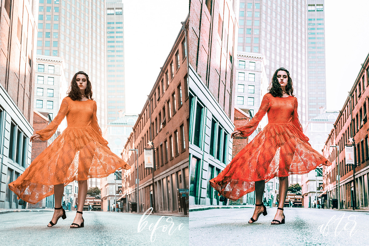 Orange Vibes.Desktop & Mobile Preset, an Action Add-On by OceanChild (Photo 6 of 10)