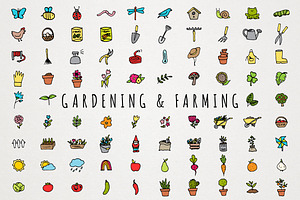 Gardening & Farming Icons