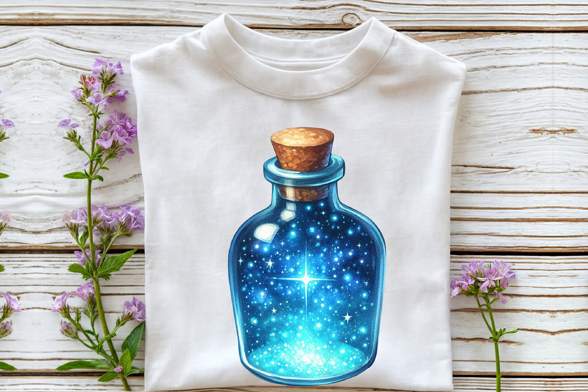 Watercolor Magic Potions Clipart, an Illustration by Rose Art (Photo 4 of 7)