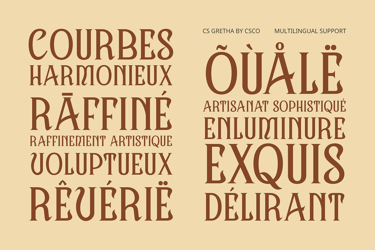 CS Gretha – Elegant Font, a Serif Font by Craft Supply Co. (Photo 7 of 8)