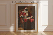African American Santa Claus WallArt, a Holiday Photo by PrintablesByFranklyn (Thumbnail 3 of 6)