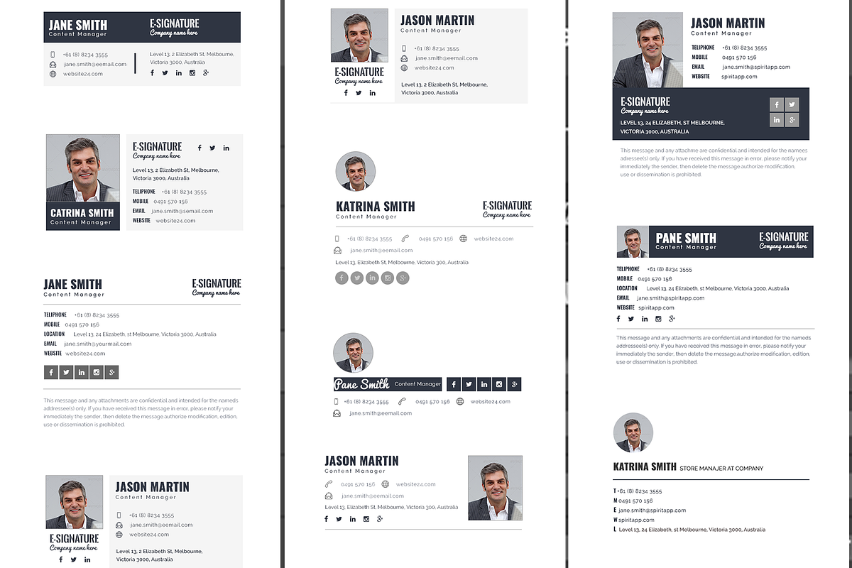 R35 HTML Responsive E-Signature, an Email Template by QuickArtisan (Photo 3 of 27)