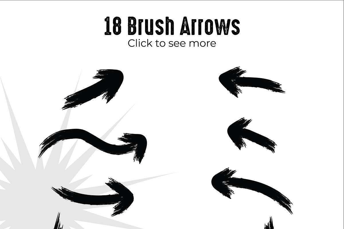 Hand-Drawn Brush Arrows, a Brush Add-On by infinitygraphics01 (Photo 2 of 3)