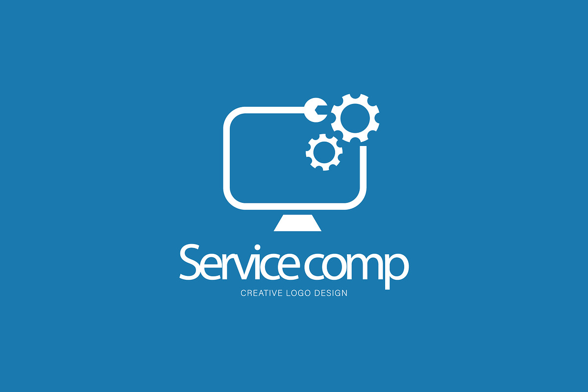 computer service logos, a Branding & Logo Template by Logocreative