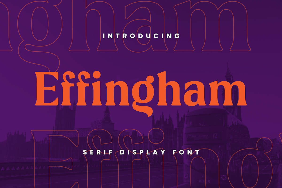 Effingham - Classic Serif, a Serif Font by Imoodev (Photo 1 of 5)