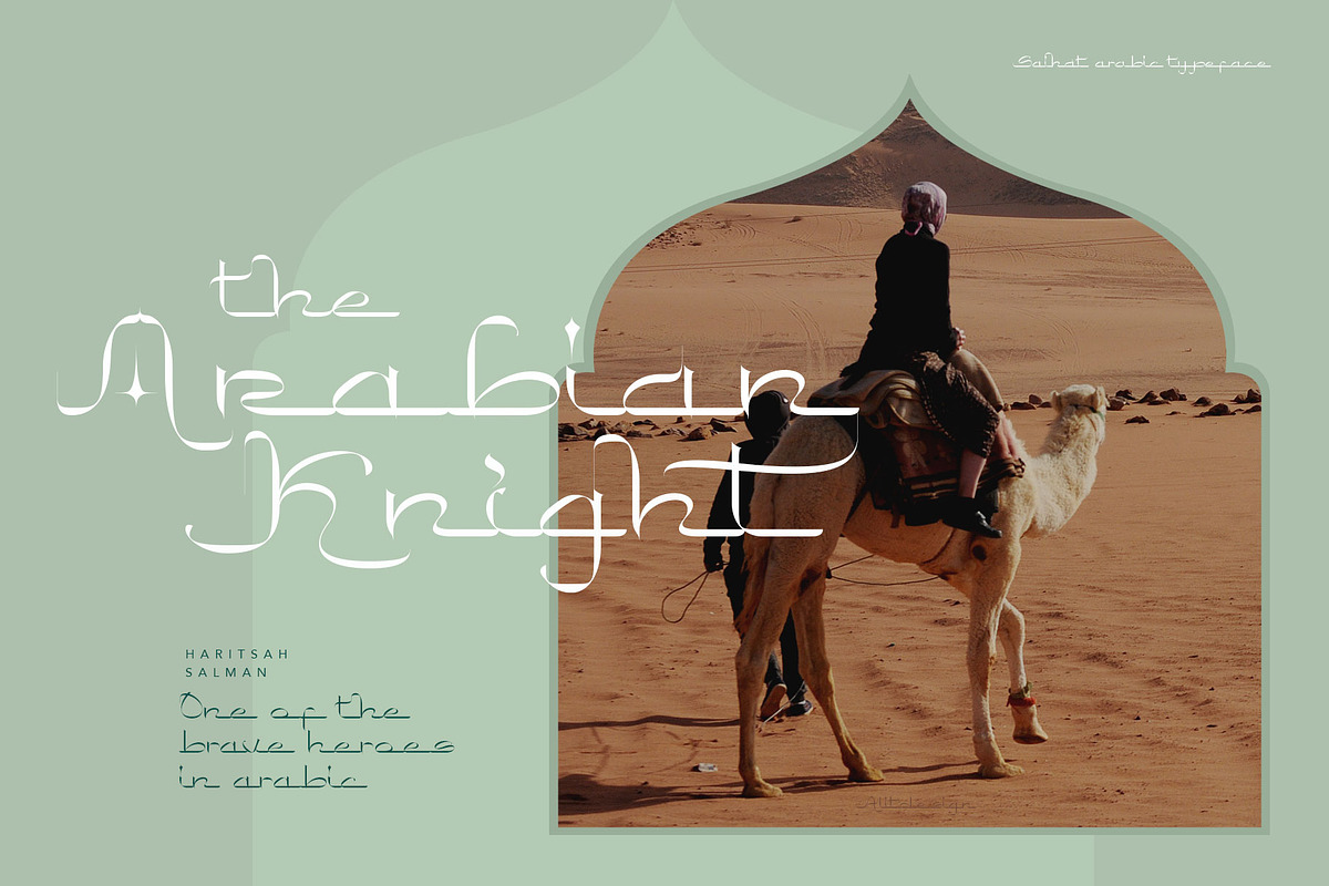 Saihat Arabic Typeface, a Script Font by alit design (Photo 9 of 15)