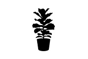 Minimal Potted Plant Silhouette, a Graphic by Artivon (Thumbnail 10 of 10)