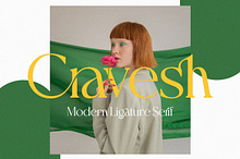 Cravesh - Ligature serif font