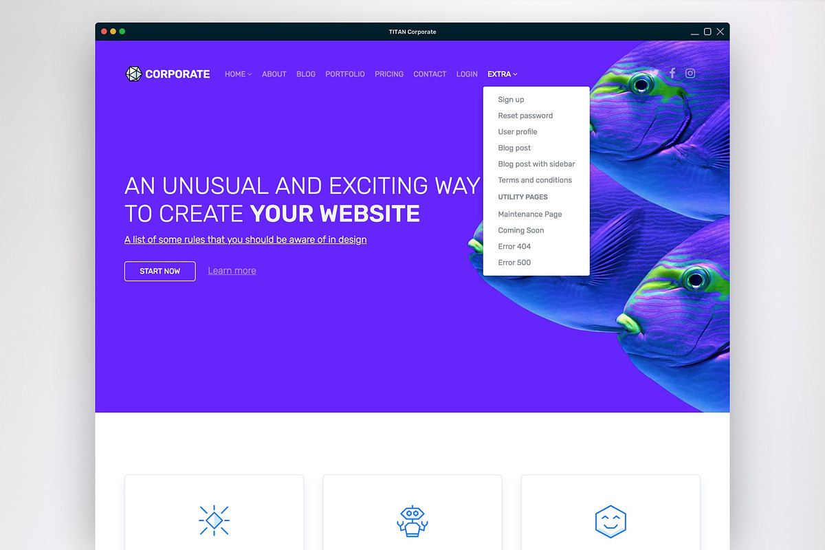 TITAN Corporate - HTML Template, a HTML Template by Themebiotic (Photo 2 of 5)