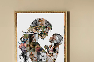 Mom And Boy Photo Collage Template, a Magazine Template by AIW SOLUTIONS
