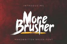 More Brusher Handwritten Font