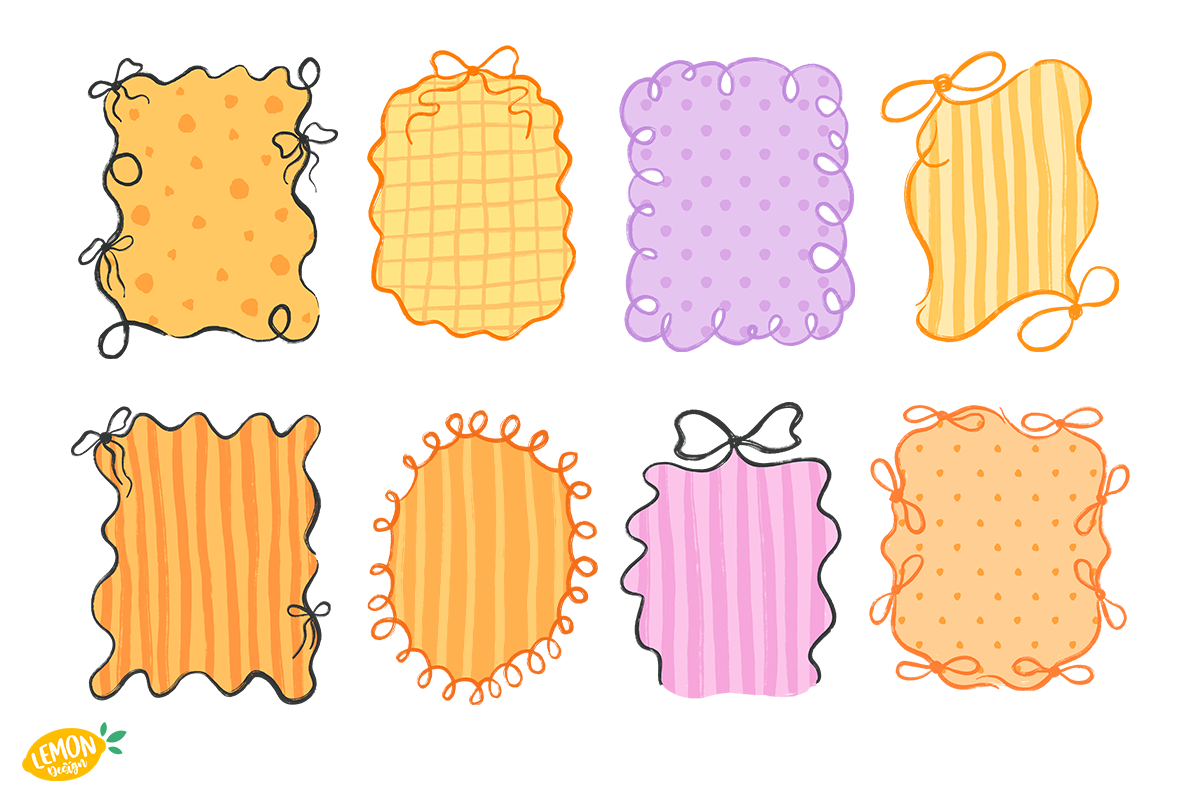 Halloween Frames PNG Clipart Bundle, a Seasonal Illustration by LemonDesign (Photo 3 of 3)