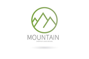 Mountain logo, a Branding & Logo Template by Logocreative