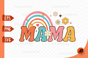 MAMA MOM Design Bundle SVG PNG, an Illustration by Actual Pixel (Thumbnail 6 of 12)