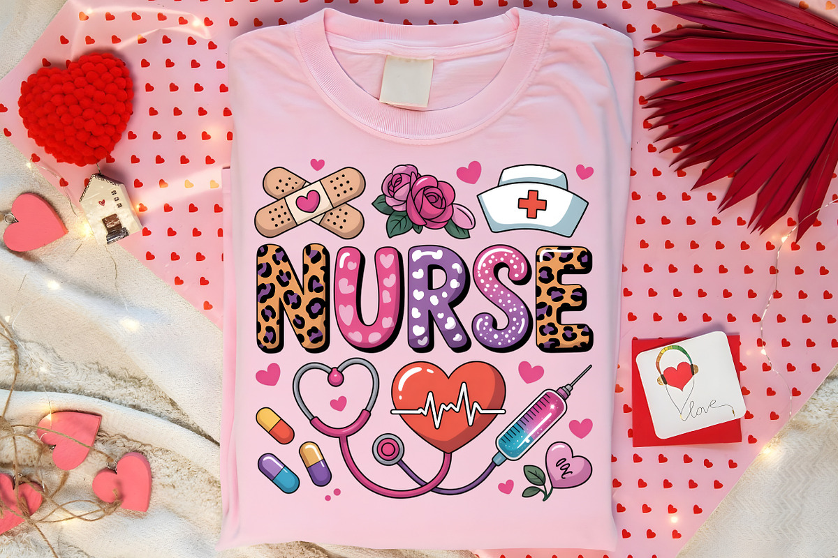 Western Valentines Day Nurse Png, an Illustration by Canvas Craft (Photo 6 of 6)