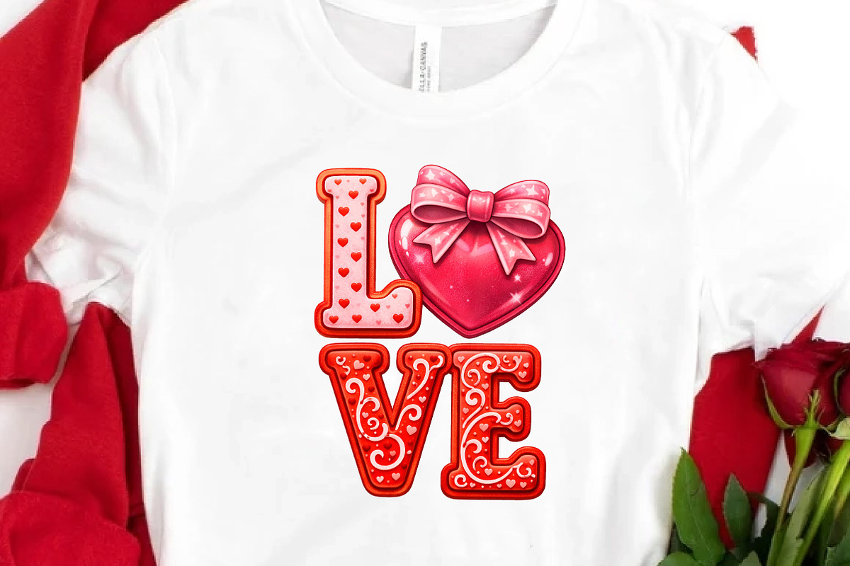 Preppy Coquette Valentine's Day Love, an Illustration by DreamCafeArt (Photo 2 of 8)